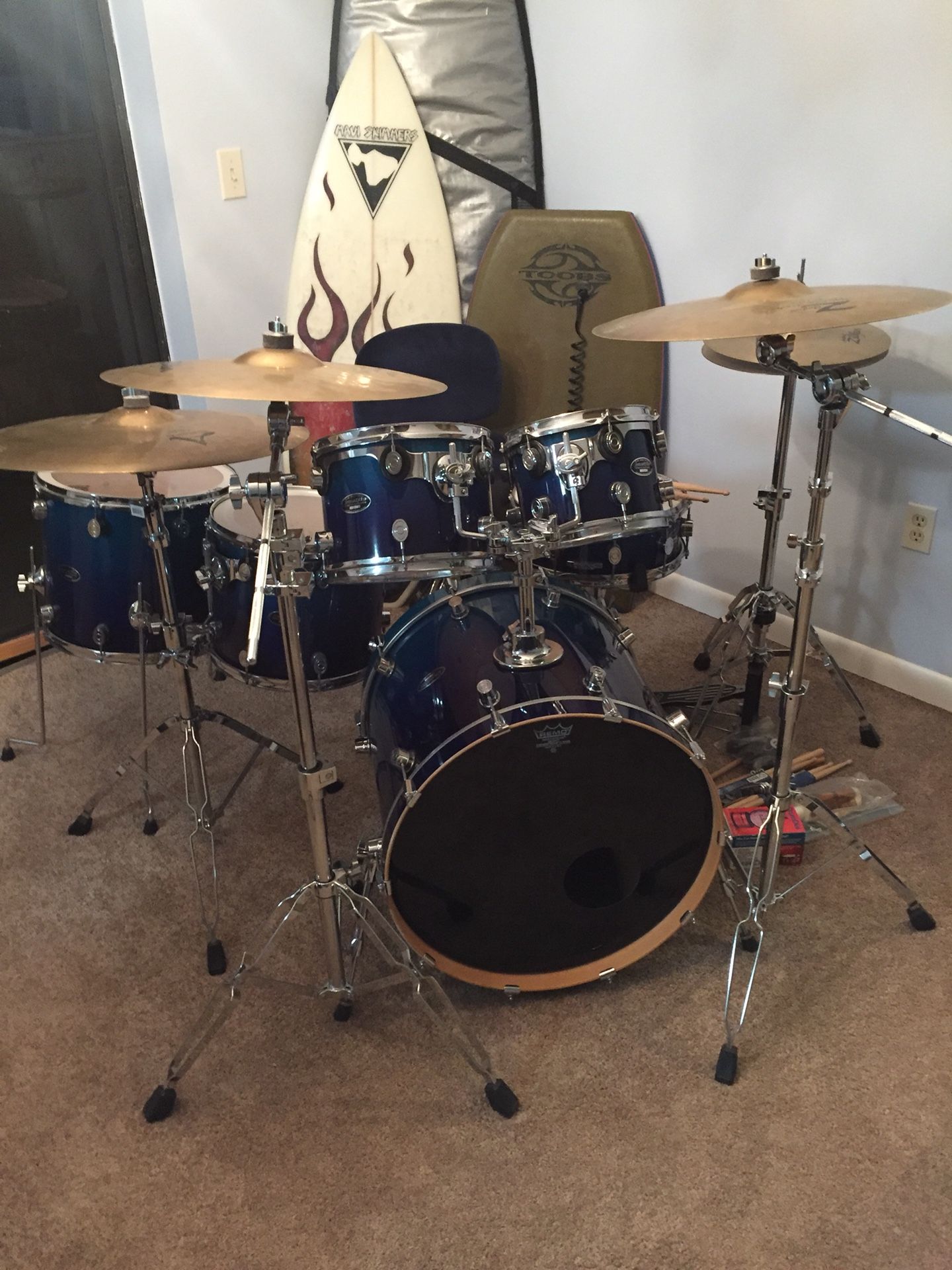 PDP LX Series 6-piece drum set