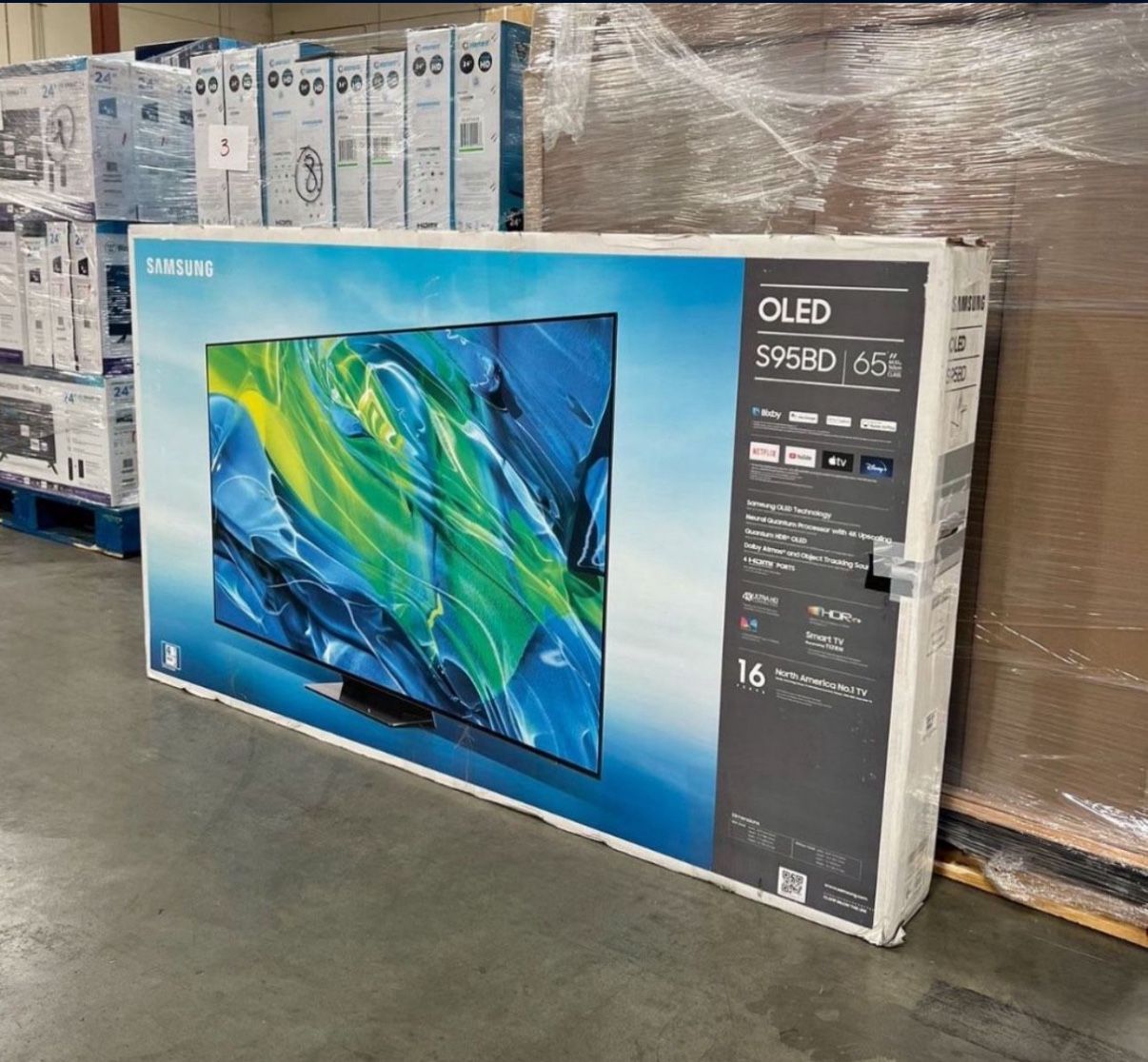 65 “ Samsung Smart 4K OLED HDR 120HZ TV