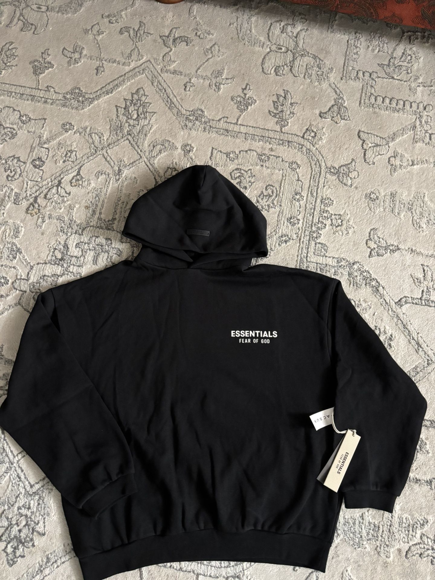 Essentials Hoodie Black Fw24