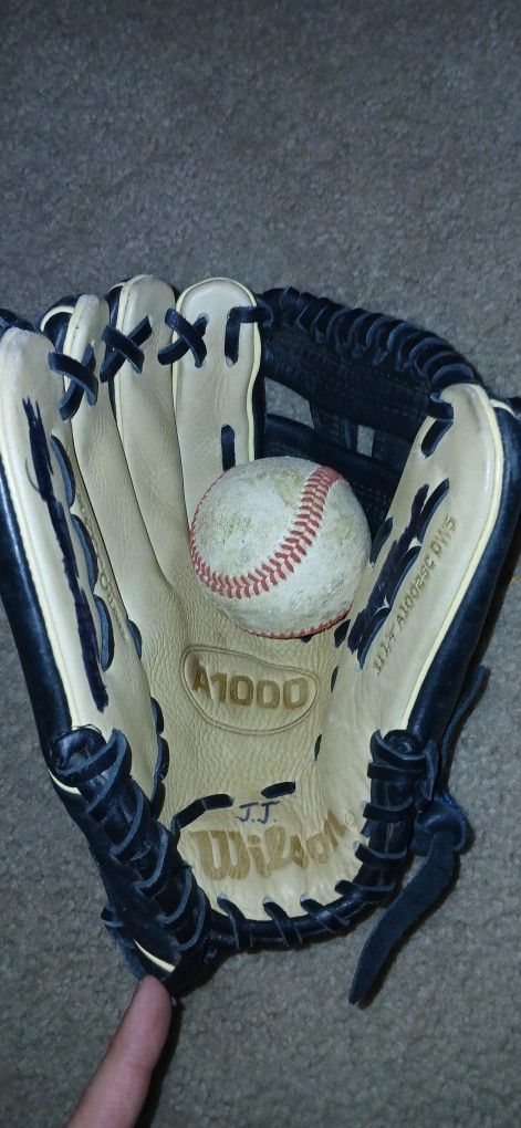 Wilson 11.25" A1000 25c Dw5 Left Handed Baseball Glove Mitt