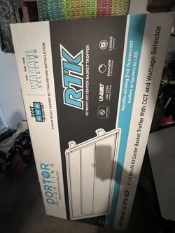 (2) Portor Lighting RTK Series 2' x 4' retrofit kit