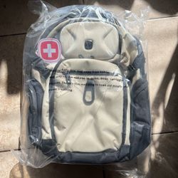 SwissGear Endure ScanSmart Laptop Backpack - TSA Approved Tech Backpack - Fits Most 17" Laptop - Multiple Organizer Pockets - Vintage Khaki