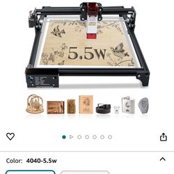 Laser Engraver Machine,5.5W Output Power Laser Cutter and Engraver