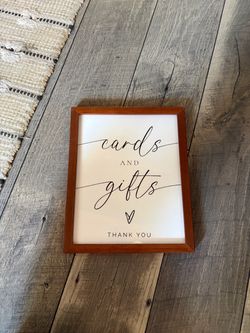 Cards and Gifts Sign