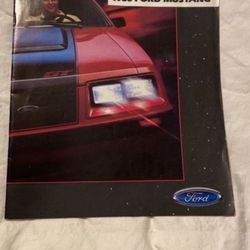 Original Ford  Factory 1983 Mustang Brochure
