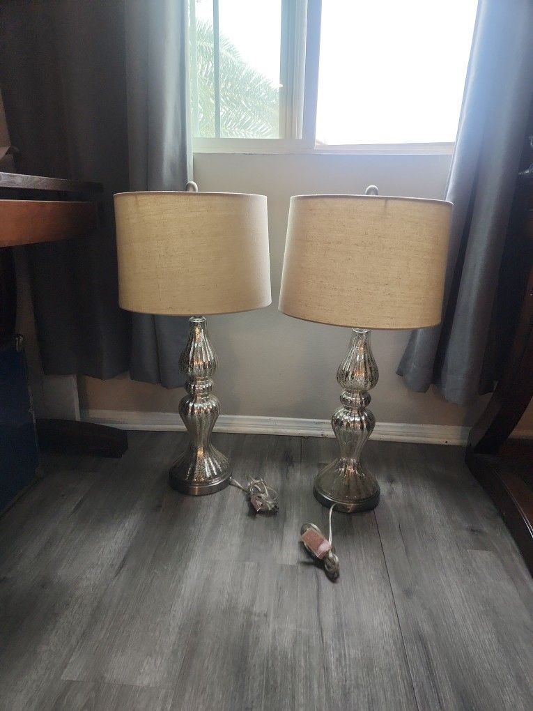 Table Lamps Like New Price For Both