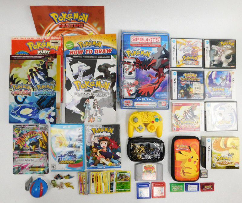 Nintendo Pokemon Mega Bundle: DS,3DS,N64,Guides