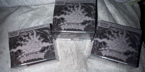 Pokemon pitch black ETB’s