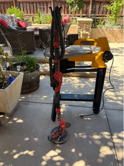 tools scroll saw, bench sander, floor wall sander