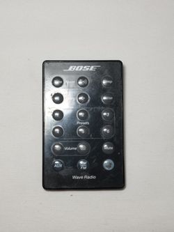 Bose Wave Radio Remote Control for AWR1-1W AWR1-2W AWR113 AWR131 Black