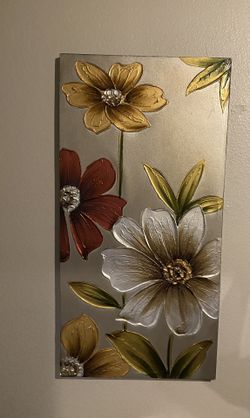 Floral Wall Art Panel
