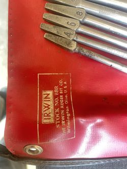 Irwin Auger Drill Brace Bits
