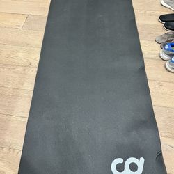 Indoor Bike Training Pad With Wheel Risers