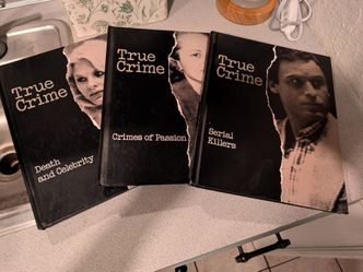 True Crime Hardcover Books, Set of 3, $25, Great Condition