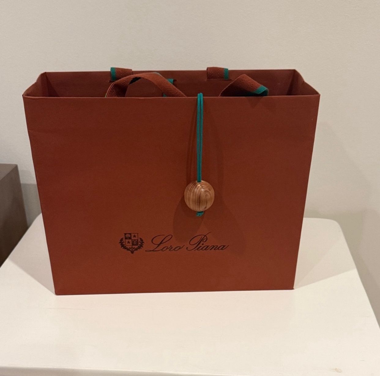 Loro Piana empty large shopping bag