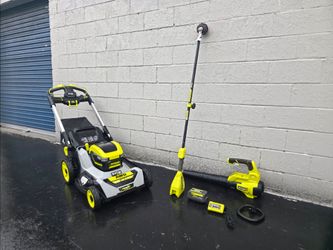 Ryobi 40V Lawnmower 21" - Cross Cut (Multi Blade), All Wheel Drive (AWD) + Kit of Tools
