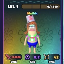 SpongeBob Tower Defense- MYTHIC “marina”
