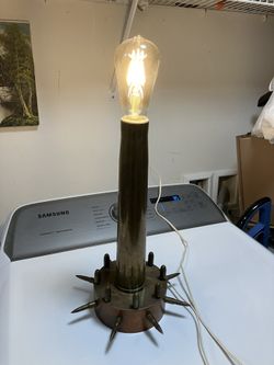 Military Trench Art Lamp