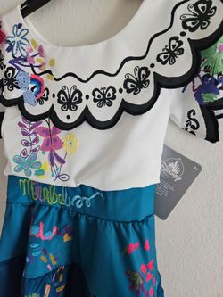 Disney Encanto Mirabel Girls Costume Dress