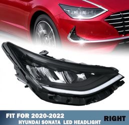 For 2020 2021 2022 Hyundai Sonata LED Headlight Headlamp Right Passenger Side