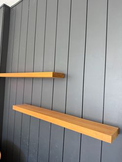 Modern Geometric & Floating Wall Shelves (Set)