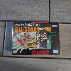 Super Mario All Stars CIB 100$ OBO