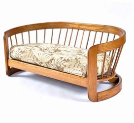 Vintage couch with side tables