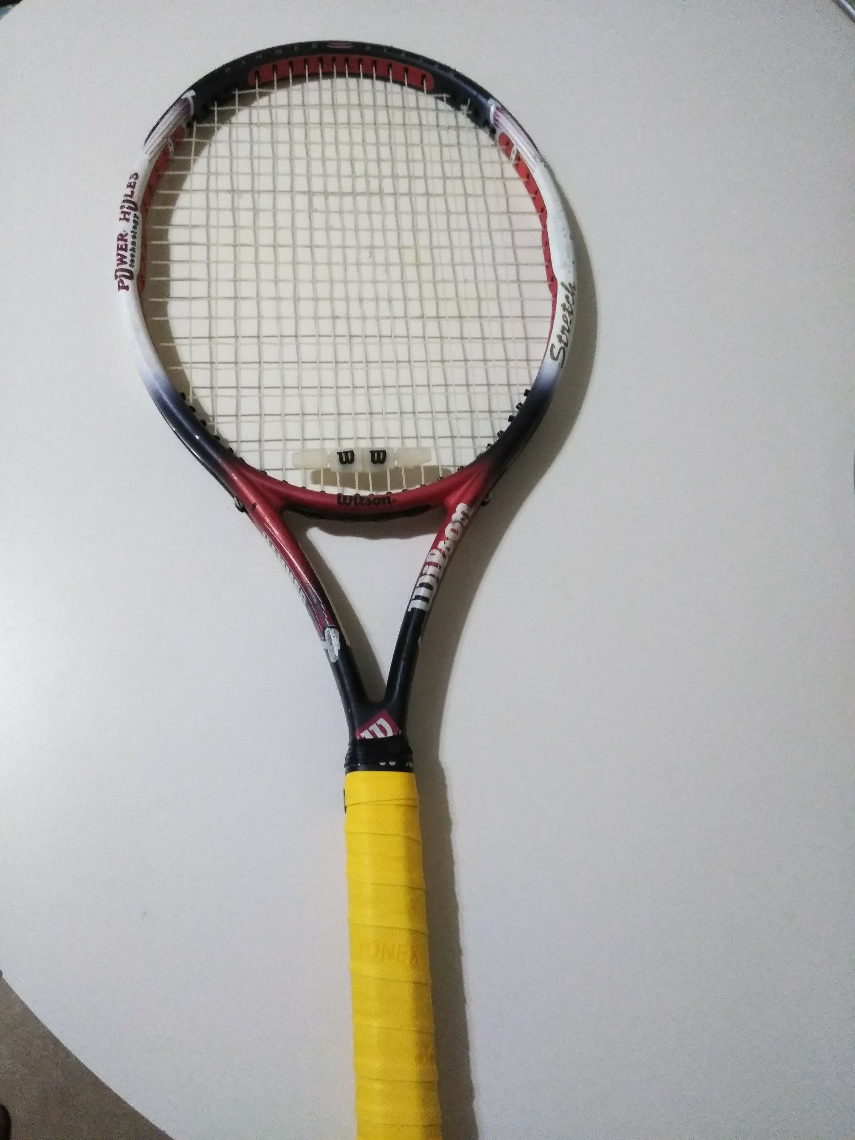 Wilson Hammer 6.4 Power Holes Tennis Racket Oversize, Strung