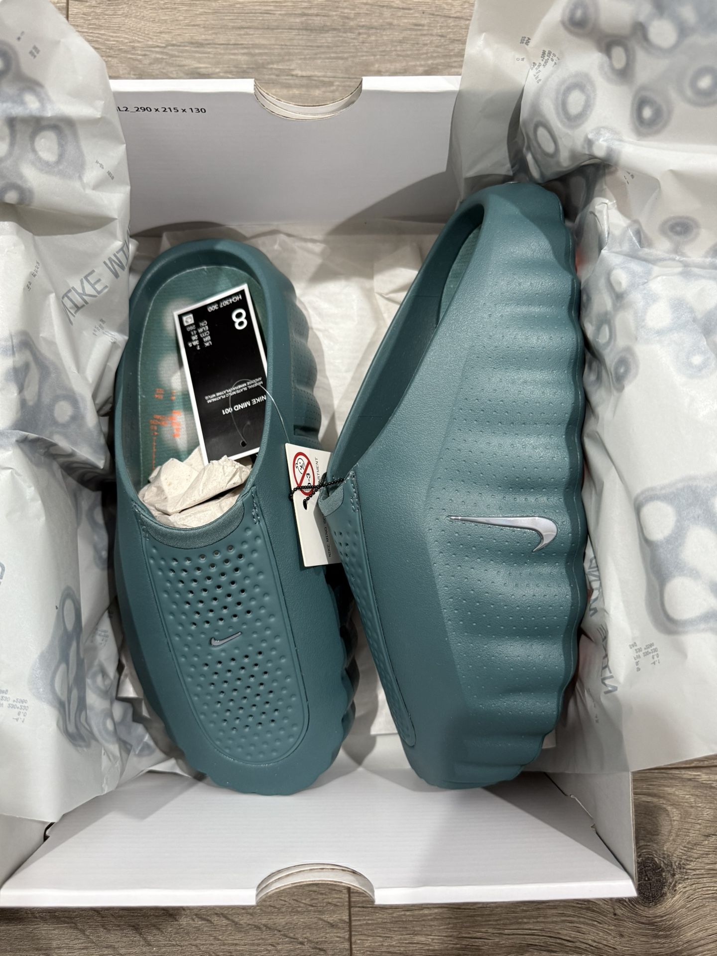 Nike Mind 001 Slide Mineral Slate Size 8 Men’s