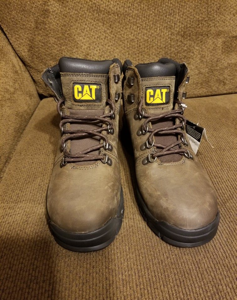Men's Caterpillar Steel Toe Work Boots Size 9W for Sale in Rowland