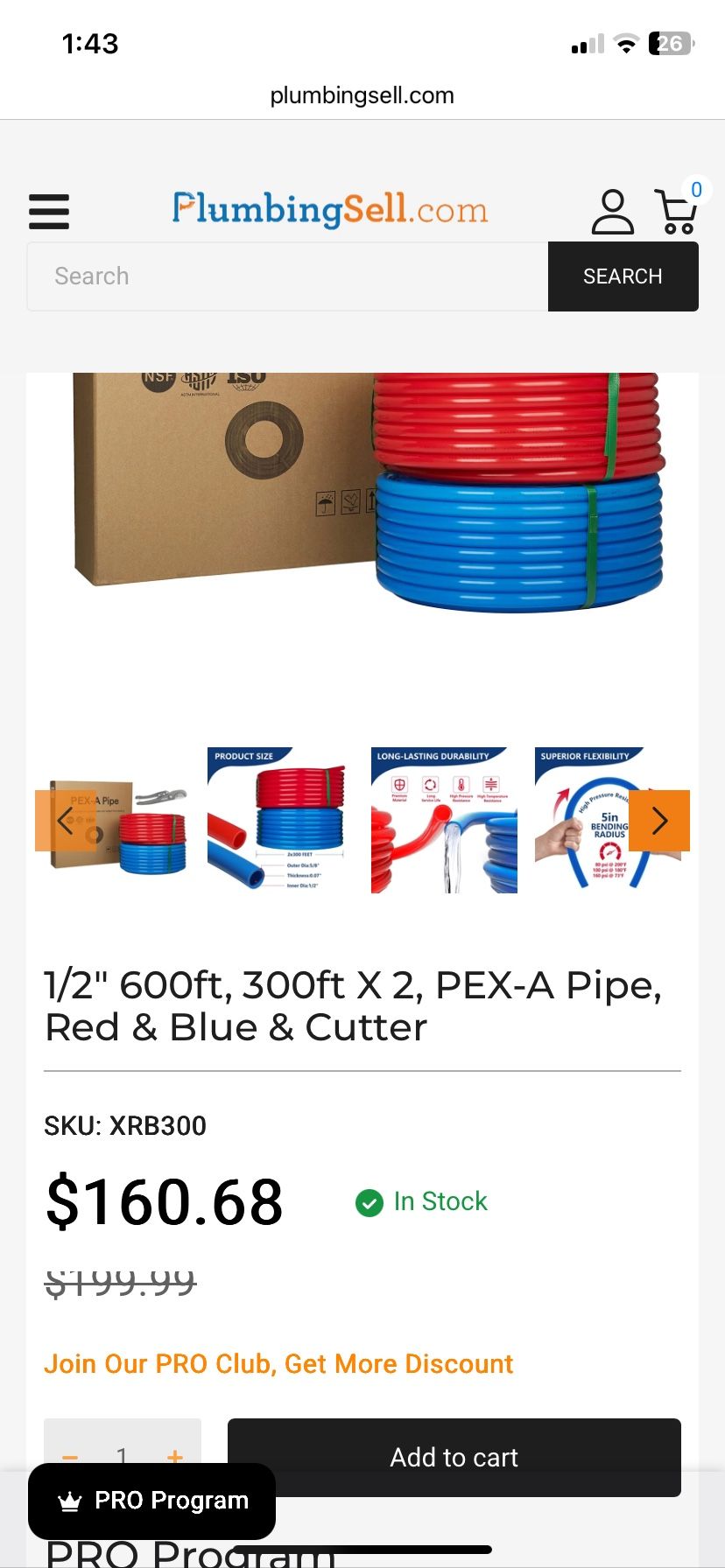 PEX Pipe 