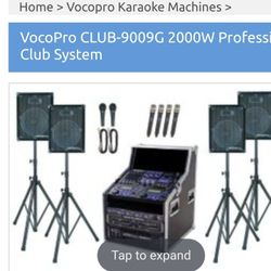 Voco Pro Dj. Kareoke. 
