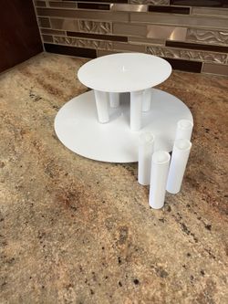 Cake Tier Stand  Size 6 Inch And 10 Inch By 3 Inch High