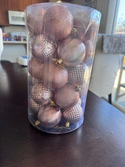 Rose gold Ornaments
