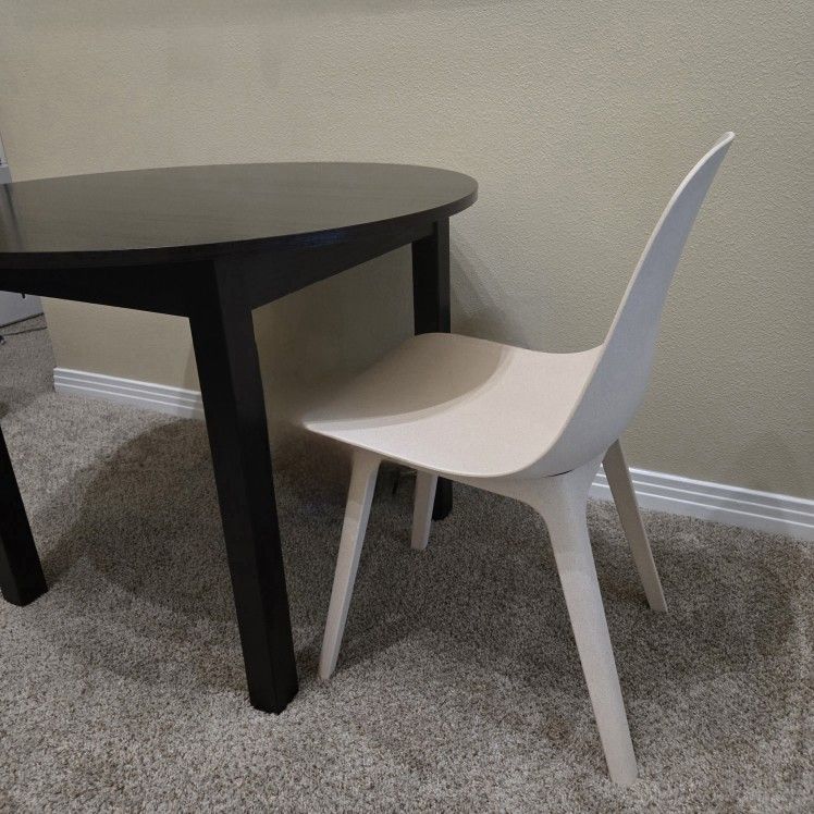 IKEA Dining Set – 2 Odger Chairs + Table