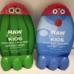 Raw Kids Bubble Bath + Body Wash 2 x $8