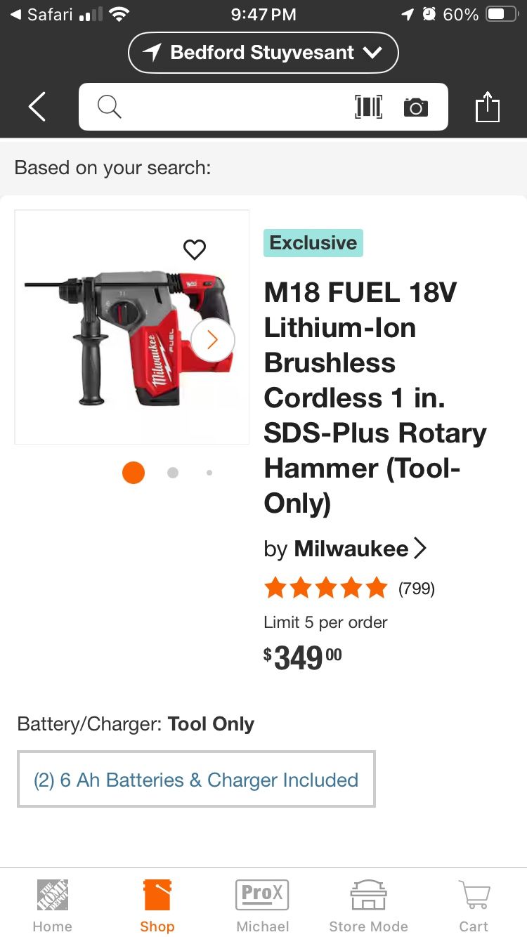 1” ROTARY HAMMER DRILL