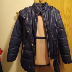 Michael Kors Royal Blue Puffy Jacket Size 14