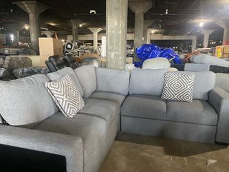 Brand new grey sectional