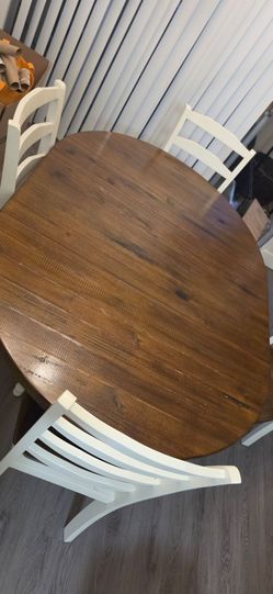 4 person dark kitchen table