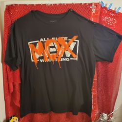 All Elite Wrestling AEW MOX Tee. Men's L. Pre-owned Excellent.