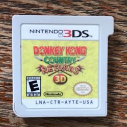 Donkey Kong Country Returns 3DS