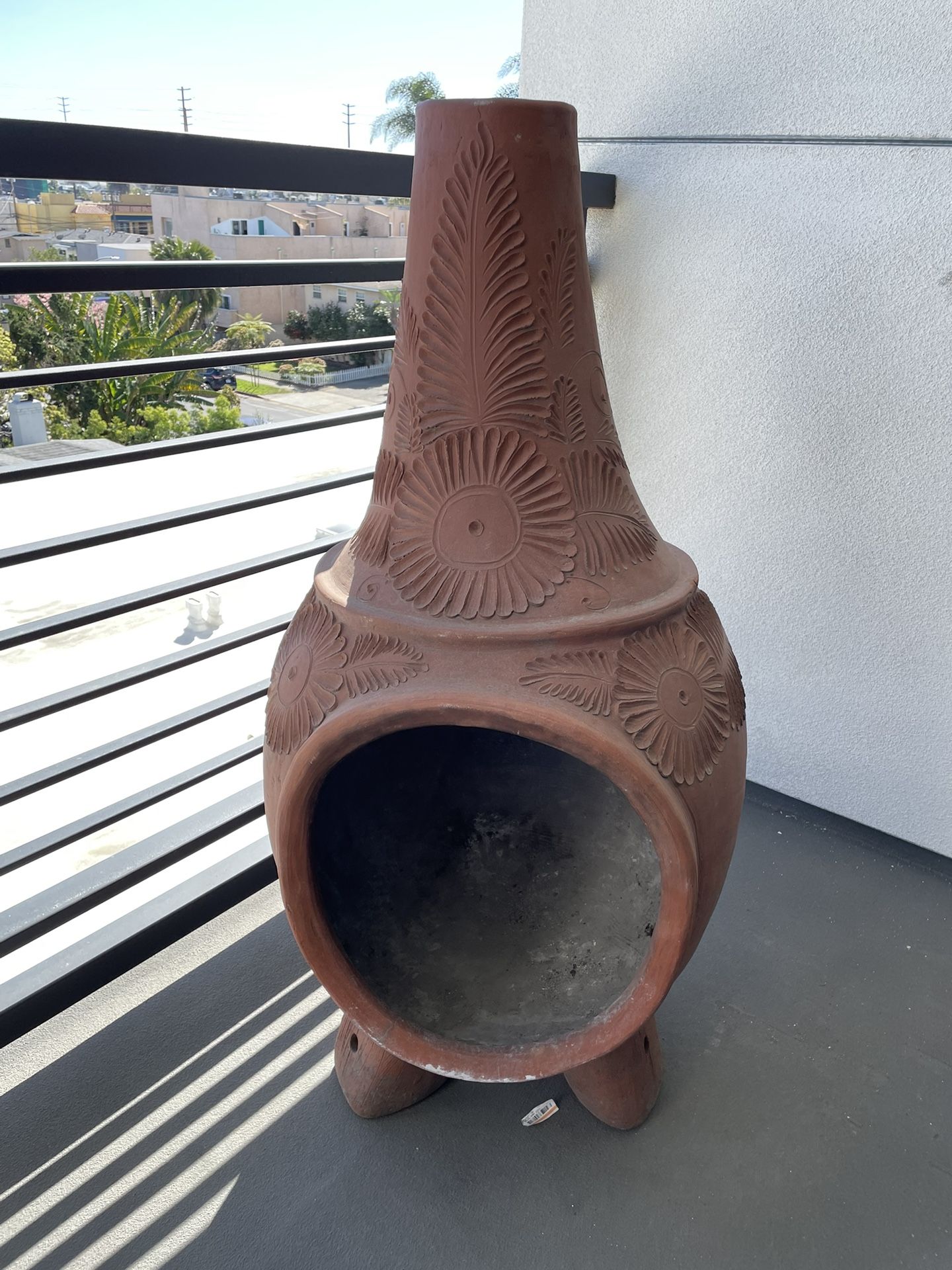 Clay Chiminea
