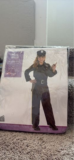 Police Officer Halloween Costume Medium 8-10