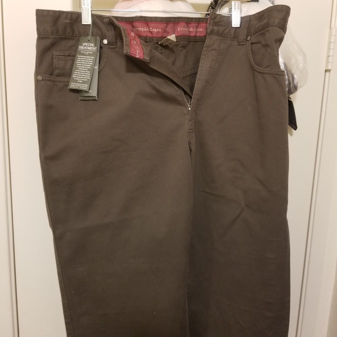 Ermenegildo Zegna dark green dress pants size 36 brand new