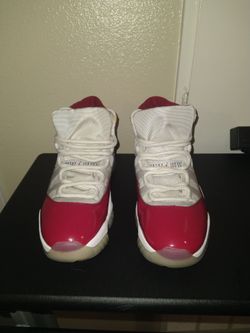 Air Jordan 11 Retro Cherry Red Sneakers size 9