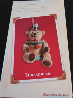 Hallmark KeepsakesThreadbear boxed Ornament