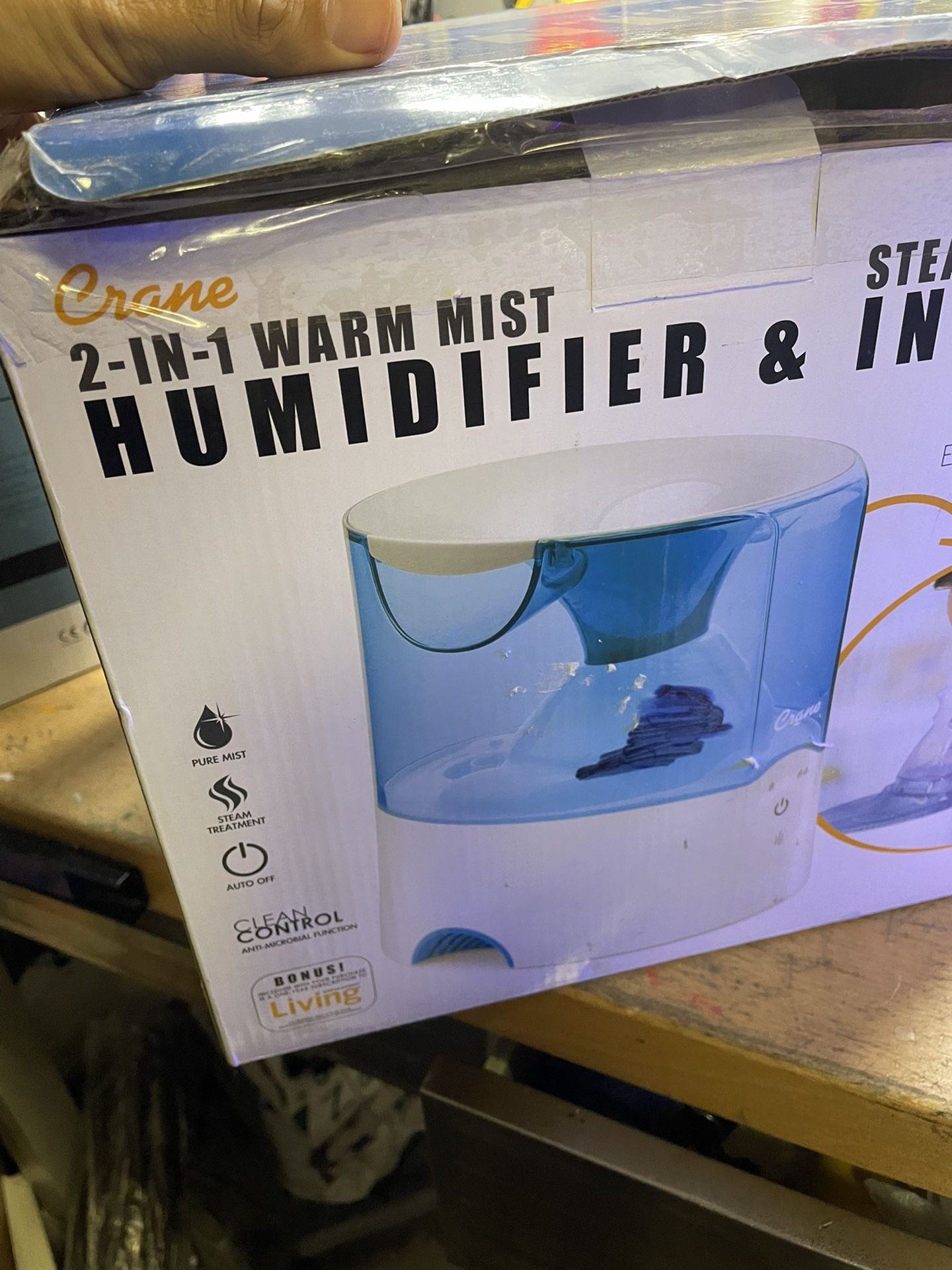 air humidifier unit 2 in 1 