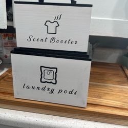 Two Piece, Laundry Room, Containers, Functional And Decor