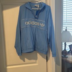 Brand New Never Been Worn Adidas Windbreaker Jacket And Shorts Set